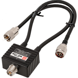 Diamond MX-72N is a 2m 70cm duplexer designed to allow simultaneous operation on two different bands.