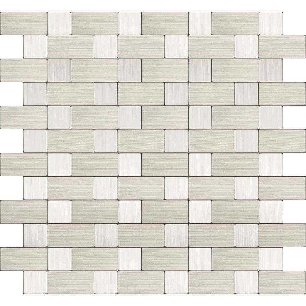 Mixed Steel Mosaic Tiles