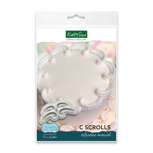 C Scrolls Silicone Mould
