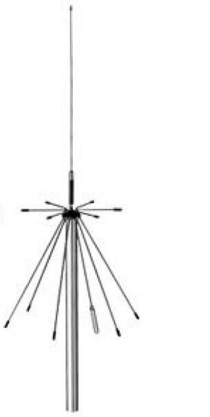 Diamond D-190 is a discone antenna designed to operate within the frequency range of 100-1500MHz.