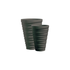 Pack of 2 - Trojan 48cm Large Planter Granite