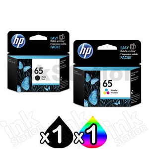 2 Pack HP 65 Genuine Ink Combo N9K02AA + N9K01AA [1BK,1CL]