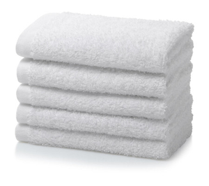 500 GSM White Face Cloths - Pack of 12