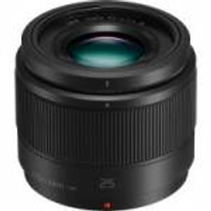 Panasonic LUMIX G 25mm Micro 4/3 Camera Lens - Black H-H025E-K