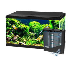Ciano Aqua LED Pro 60 Black Aquarium 52 Litre with CFBIO 150 Filter