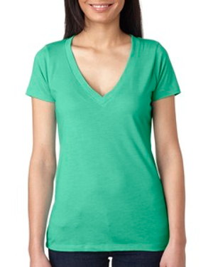 Next Level 6740 Ladies' Triblend Deep V