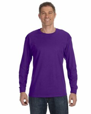 Hanes 5586 Authentic-T ® 100% Cotton Long Sleeve T-Shirt