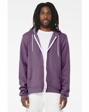 Bella + Canvas 3739 Unisex Sponge Fleece Full-Zip Hooded Sweatshirt