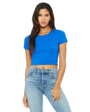 Bella + Canvas 6681 Ladies' Poly-Cotton Crop T-Shirt