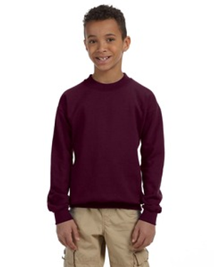 Gildan G180B Youth 50/50 7.75oz Crewneck Sw