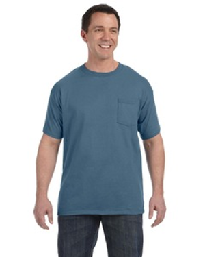 Hanes H5590 Authentic-T ® 100% Cotton T-Shirt with Pocket