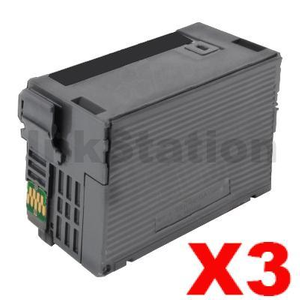 3 x Compatible for Epson 254XL Black Extra High Yield Ink Cartridge - 2,200 pages [C13T254192]