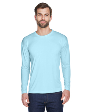 UltraClub 8422 Adult Cool & Dry Sport Long-Sleeve Performance Interlock T-Shirt