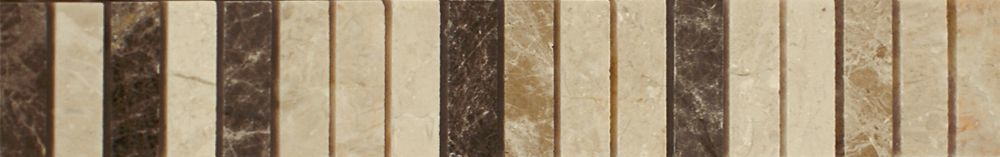 Emperador Mix Brick Border Tiles