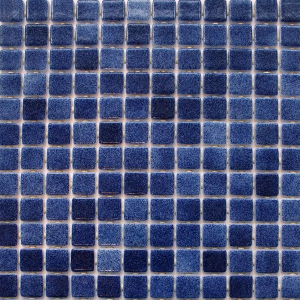 Foggy Dark Blue Tiles