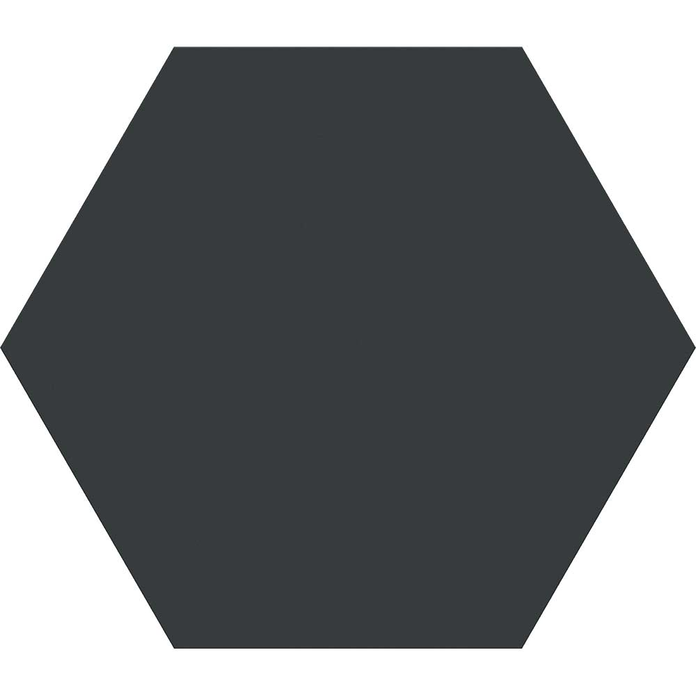 Black Hexagon Tiles
