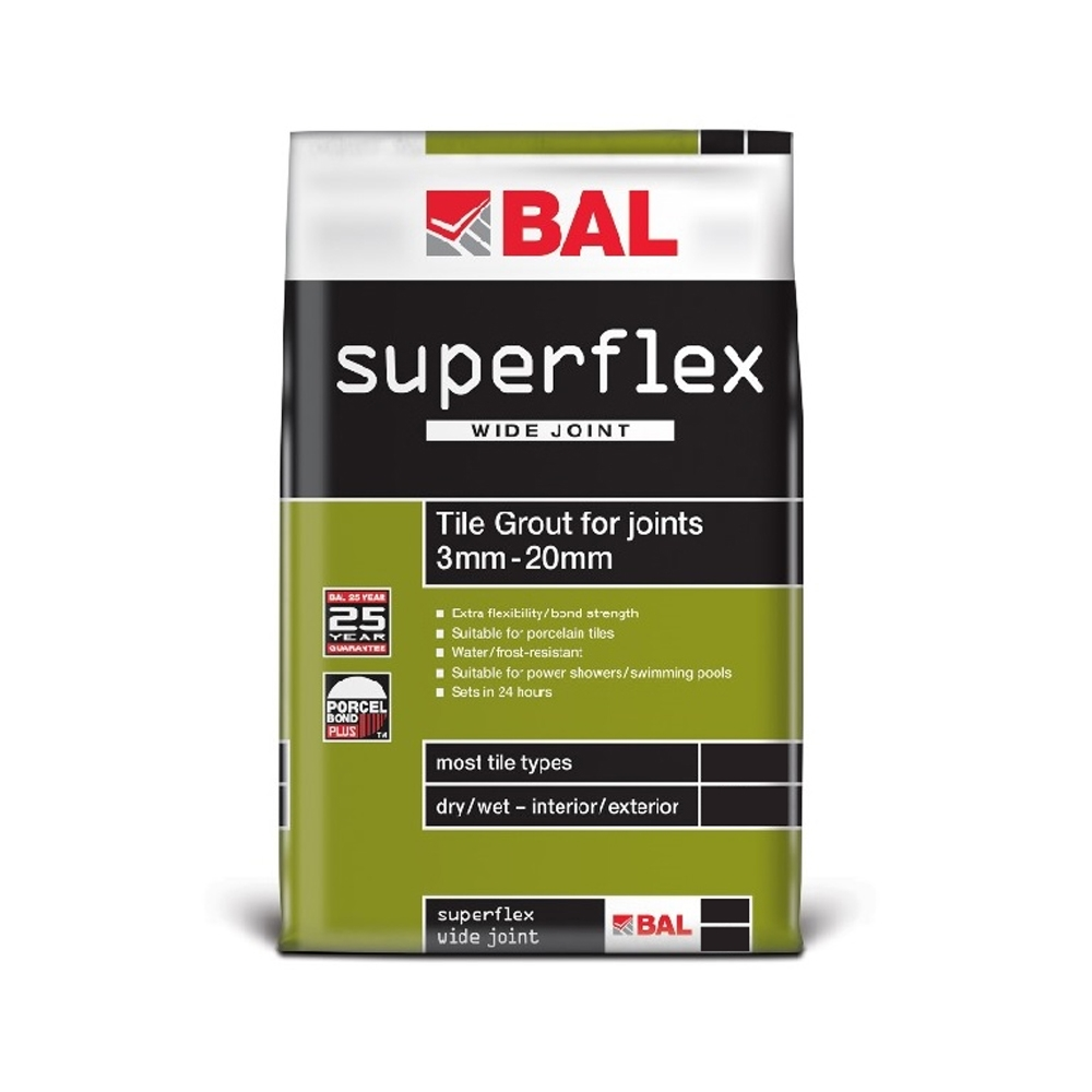 Superflex Wide Joint Grout Charcoal