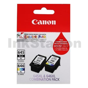 Canon PG-645XL + CL-646XL Genuine High Yield Ink Twin Pack [PG645XLCL646XLCP] [1BK, 1CL]