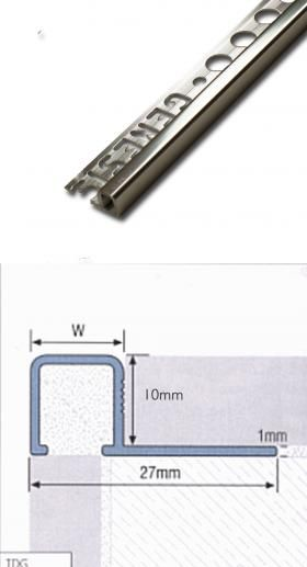 Bright Silver Trim (10mm)