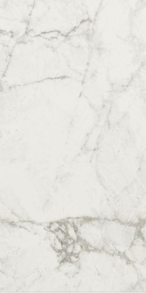 Brouille White Marble Effect 75x37 Polished Tiles
