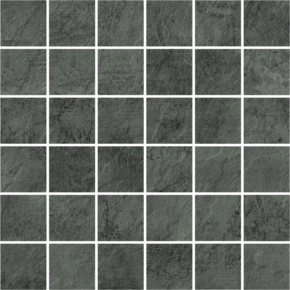 Perle Noir Slate Effect Mosaic Tiles