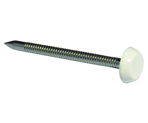 30mm White Poly Pins
