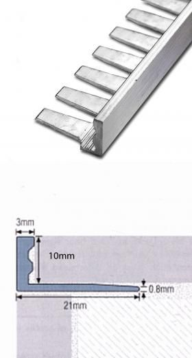 Mill Aluminium Trim (10mm)