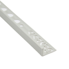 Grey 10mm Straight Edge PVC Tile Trim