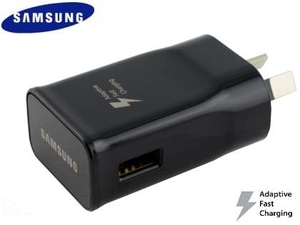 Genuine Samsung 15W USB-A Adaptive Fast Charging Adapter - Black