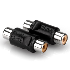 Hosa GRA-101 RCA(F) to Same Coupler Adaptors (Pair)
