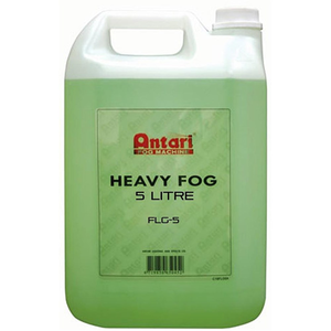 Antari FLG Smoke / Fog Fluid 5 Litre (Green Fluid) Regular Density & Dissipation