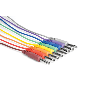 Hosa CSS-845 1/4" TRS to Same Balanced Patch Cables (8-Pack 1.5ft)