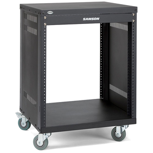 Samson SRK12 12-Unit Universal Rack Stand w/ Locking Casters
