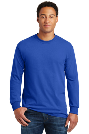 Gildan Embroidered Men's Heavy Cotton 100% Cotton Long Sleeve T-Shirt