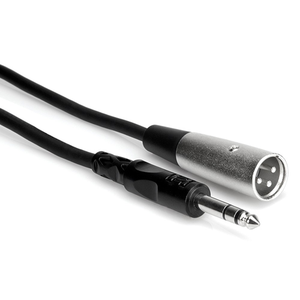 Hosa STX-120M 1/4" TRS to XLR(M) Balanced Interconnect Cable (20ft)