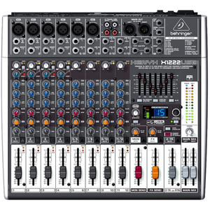 Behringer Xenyx X1222USB 12-Input Mixer w/ FX & USB