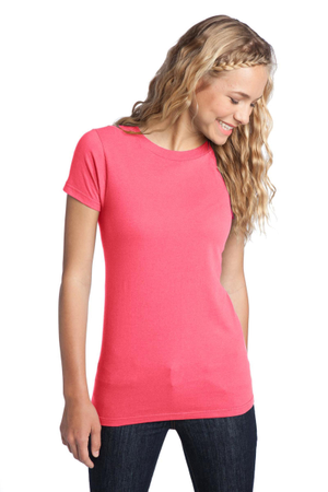 District Embroidered Women's Fitted Concert Tee