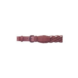 Plaited Brown Leather Rifle Sling