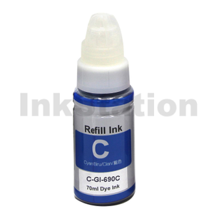 Compatible Canon GI690C Cyan Ink Bottle