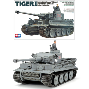 TAMIYA 35216 German Tiger I Early Production Tank 1:35  Military Model Kit