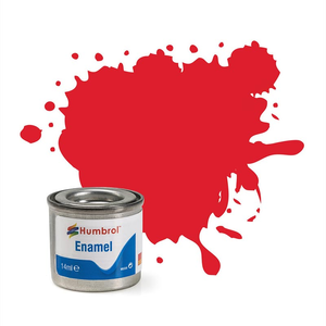HUMBROL 19 Bright Red Gloss Enamel 14ml Model Kit Paint