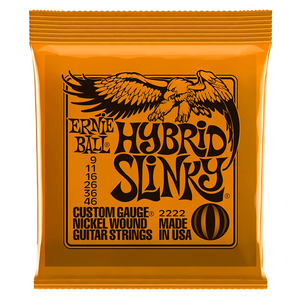 Ernie Ball Hybrid Slinky Nickel Wound Electric Guitar Strings - (9-46)