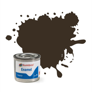 HUMBROL 10 Service Brown Gloss Enamel 14ml Model Kit Paint