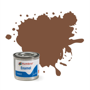 HUMBROL 186 Brown Matt Enamel 14ml Model Kit Paint