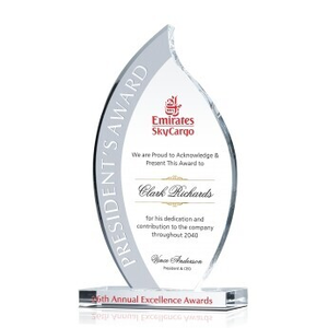 Flame President Award Plaque