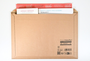 400 x 285mm - CP 015.07 - ColomPac Landscape Corrugated Envelopes - 100 Envelopes