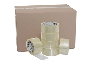 3M 309 Low Noise Clear Packing Tape - 36 Rolls