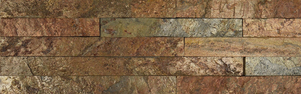 Copper Split Face Tiles