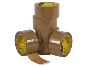 3M 371 Brown Packing Tape - 6 Rolls