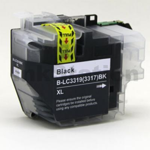 Compatible Brother LC-3319XLBK Black Ink Cartridges - 3,000 pages (High Yield of Brother LC-3317 BK)
